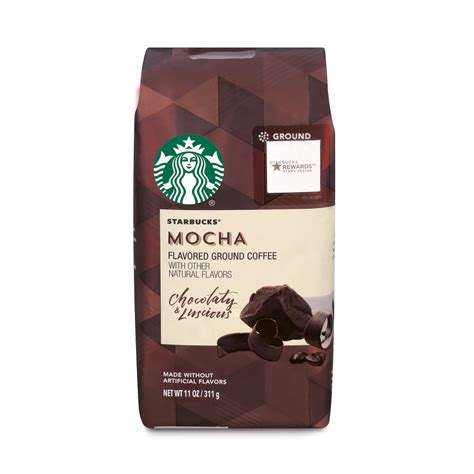 Starbucks Flavored Ground Coffee — Mocha — No Artificial Flavors — 1