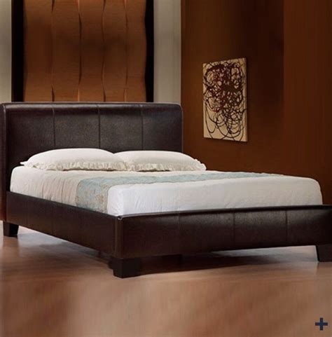 Faux Leather Bed Frame Emma Small Double 4ft In Southside