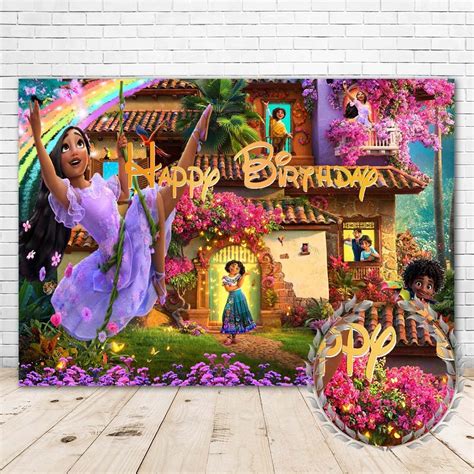 Buy Isabella Encanto Backdrop 5x3ft Vinyl Banner Encanto Birthday Party