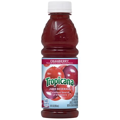 24 Bottles Tropicana Cranberry Juice 10 Fl Oz