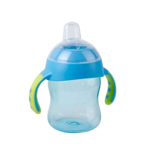 240ml Cute Baby Bottle Newborn Children Learn Feeding Drinking Nursing