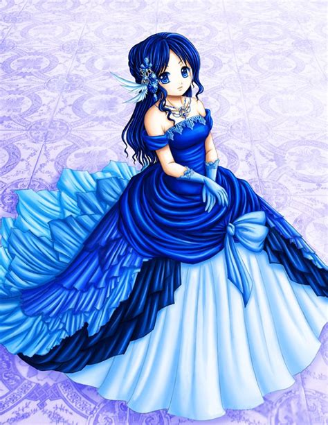 Anime Princess I Love How They Did The Fabric Anime Chibi Manga