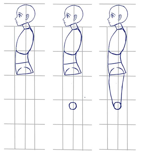 How To Draw Anime Side View Full Body Profile Anime