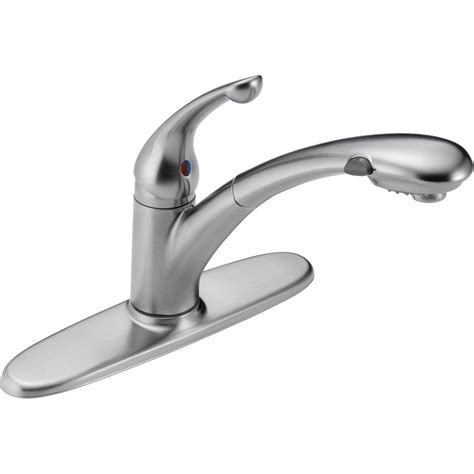 With innovations like motionsense hands free kitchen faucets, reflex retractable faucet hoses. Delta Faucet 400 Series