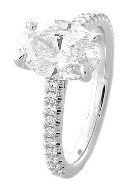 18kt White Gold Gia Certified Diamond Engagement Ring Engagement