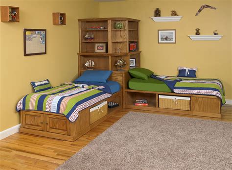 Corner Cubby Bed Available In Maple Or Oak Twin Size Shown With