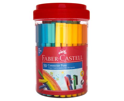 Faber Castell Connector Pens 50 Pack Nz