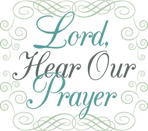 Lord Hear Our Prayers Morning Prayers Clip Art Eucharist
