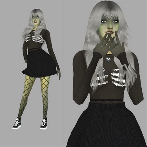 Zombie Hey Guys At The Haloween Time So Now I Ts4 Lookbooks And