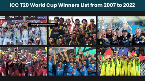 Icc Cricket World Cup Winners List From Icc World Cup Full Sexiezpicz