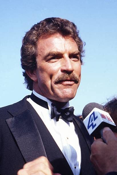 September 25 1983 Actor Tom Selleck Arriving At The 35th Annual