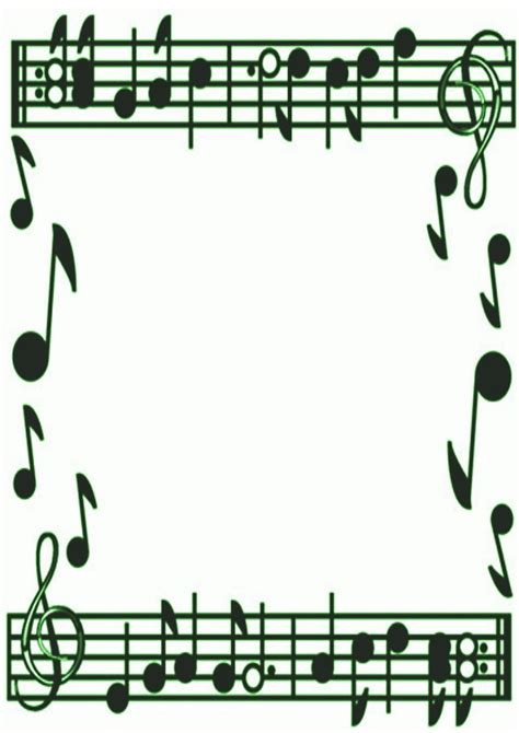 Musical Borders Clipart Best