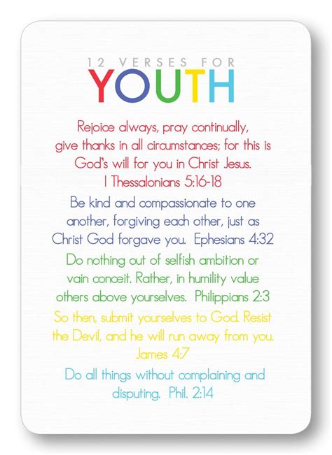 Verses For Youth Youth Quotes Verses Youth Scriptures