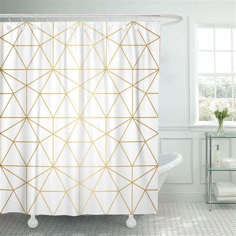 Pknmt Gold Geometric Rhombus And Nodes Abstract Pattern Golden Modern