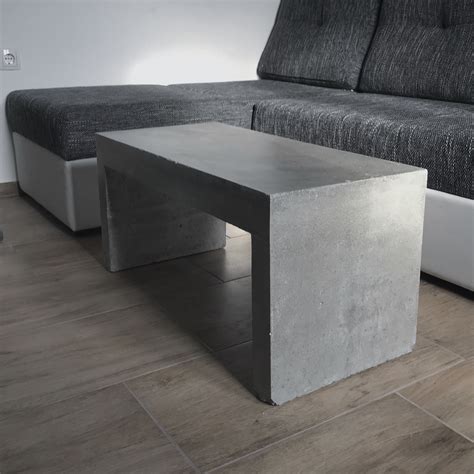Making a concrete coffee table - jurgen.si