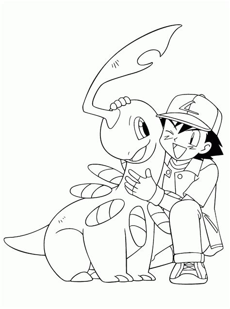 Pokemon Characters Black And White Coloring Pages