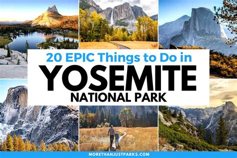 20 Amazing Things To Do In Yosemite National Park Helpful Guide