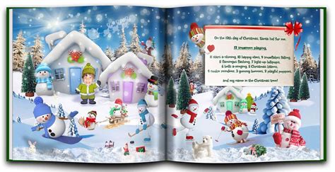 Personalized Christmas Book With Photo And Name My Custom Kids Books