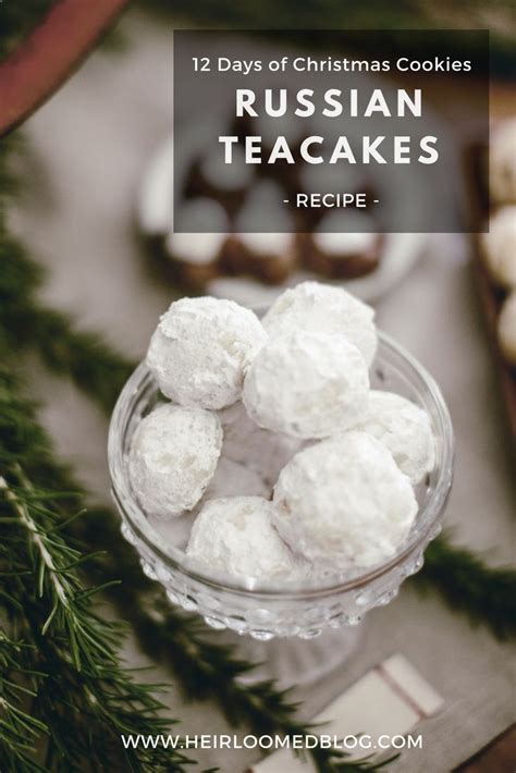 Bring to a boil over high heat. 12 Days of Christmas Cookies : Russian Teacakes • Heirloomed Blog | Recipe | Russian teacakes ...