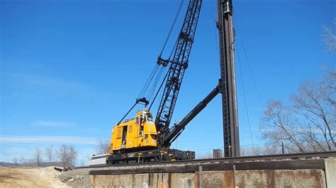 Ips Crane Pile Driving Heavy Equipment Youtube