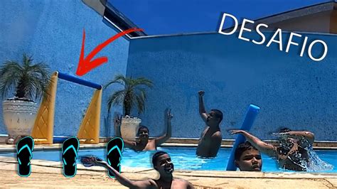 Desafio Piscina Chinelada No TravessÃo Swimming Pool Challenge Youtube