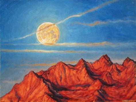 Mountains Of The Moon Painting By Jeff Cornish Saatchi Art