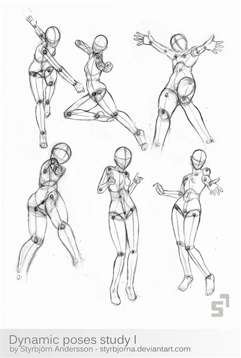 After this, note down their. Dynamic Poses Study 1 by RinFaye on DeviantArt