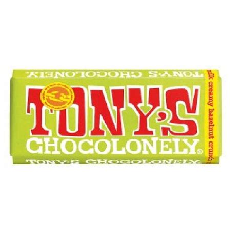 Tonys Chocolonely Creamy Hazelnut Crunch Bar G Approved Food