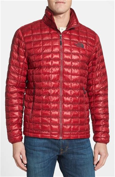 The North Face Thermoball Jacket In Red For Men Biking Red Lyst