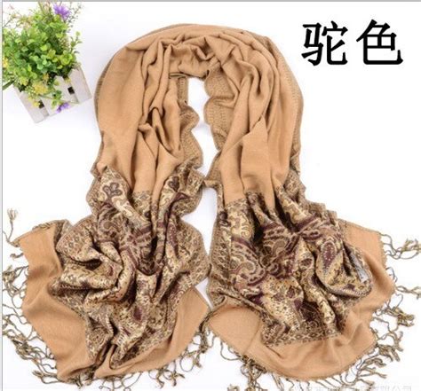 New Casual Winter Women Scarf Large Wraps Lace Print Scarfs Warm Long