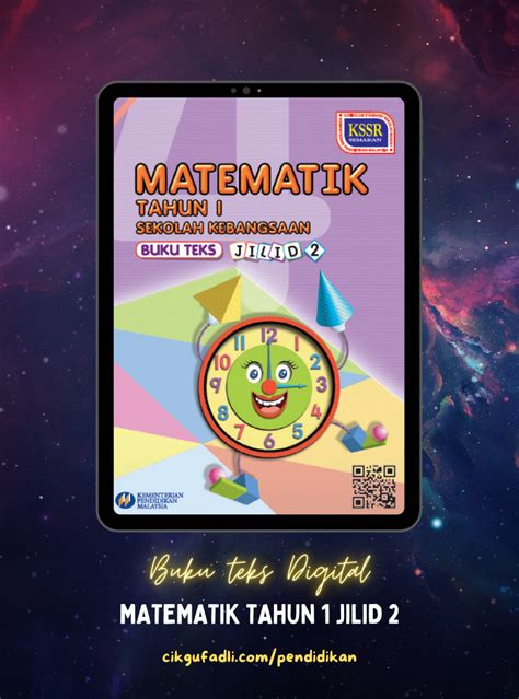 Buku Teks Digital Matematik Tahun 1 Jilid 2 Sekolah Kebangsaan  Cikgu