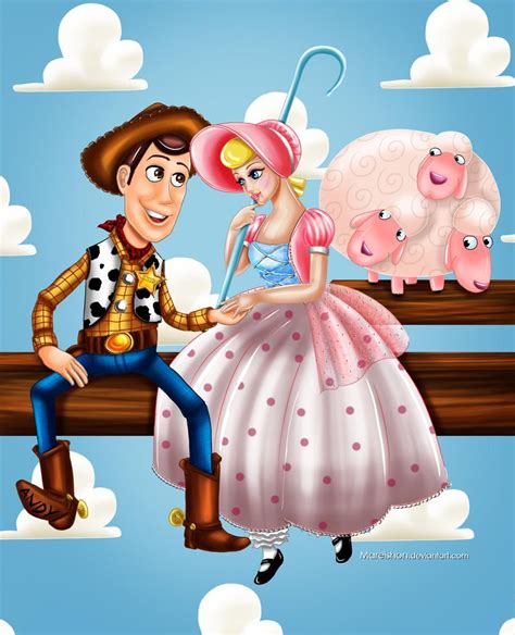 Woody Bo Peep And Her Sheep ~ Toy Story By Mareishon On Deviantart