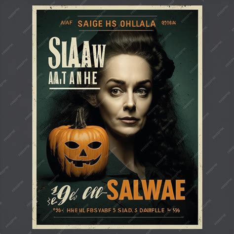 Premium Ai Image Halloween Poster Background Design