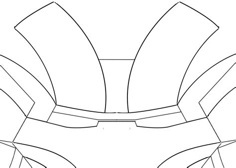 Iron Man Helmet Partial Template For Sintra Lovers