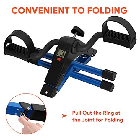 Folding Pedal Exerciser With Lcd Monitor Life Sports Fitness