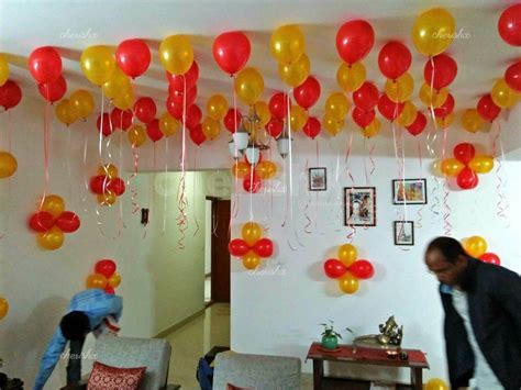 Balloon Decoration Simple Anniversary Decoration Ideas At Home - Types