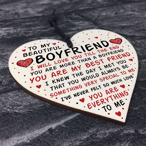 Boyfriend Gift Boyfriend Birthday Card Gift Boyfriend Valentines