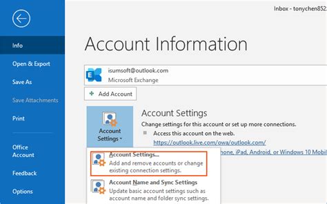 How To Change Outlook Password On Computer How To Change Outlook