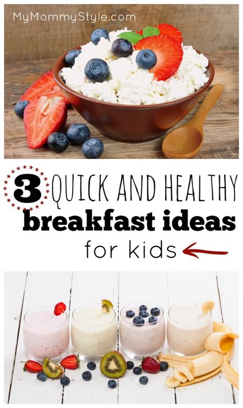 3 Simple And Healthy Breakfast Ideas My Mommy Style