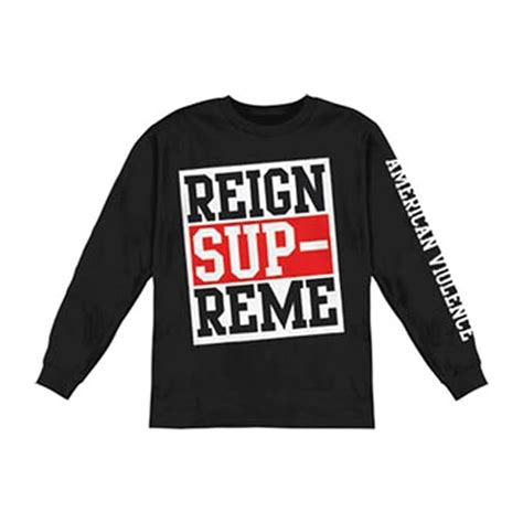 Reign Supreme Mens Stronger Than All Long Sleeve Small