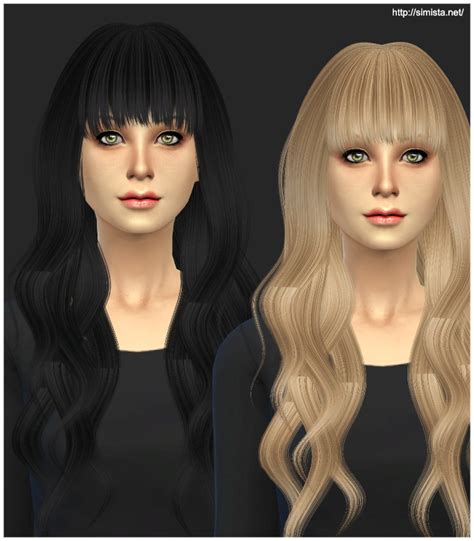 Sims 4 Hairs ~ Simista Ela Sims Hairstyle 20 Retextured