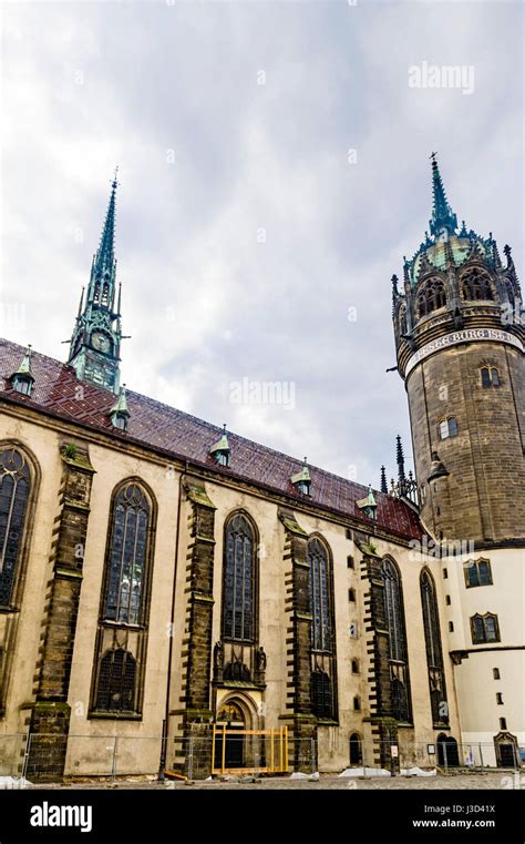 Castle Church Wittenberg Germany Where Reformation Started