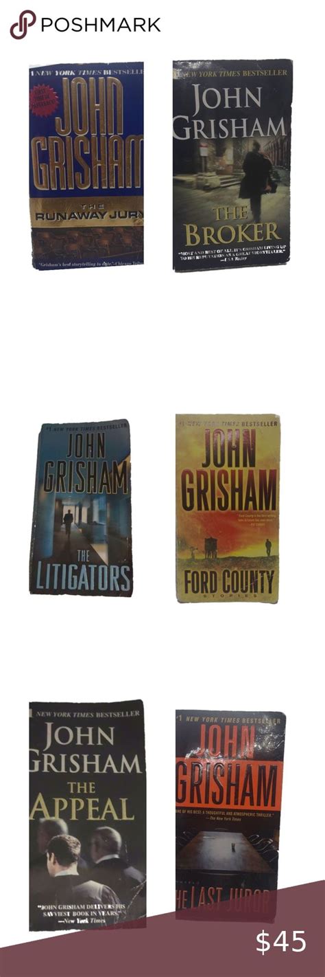 Printable List Of John Grisham Books In Chronological Order
