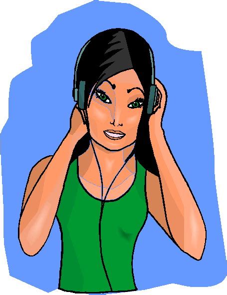 Listening To Music Pictures Clipart Best