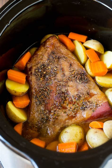 Boiled, slow cooked, or baked. Flat Cut Corned Beef Brisket Slow Cooker Recipe
