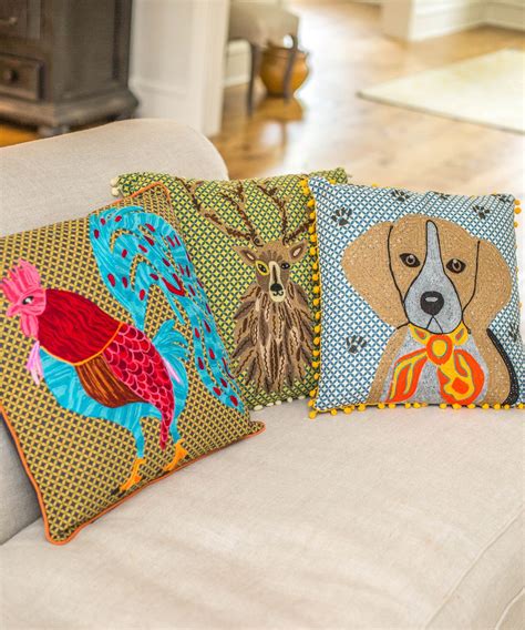 Embroidered Animal Pillows (20x20) | Animal pillows, Pillows, Throw pillows