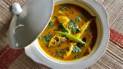 Kosu Masor Tenga Assamese Tangy Fish Curry With Taro Root Sour Curry