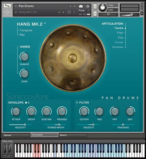 Pan Drums Hang And Halo Drum Virtual Instrument For Kontakt Player Soniccouture