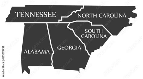 Map Tennessee North Carolina Get Latest Map Update