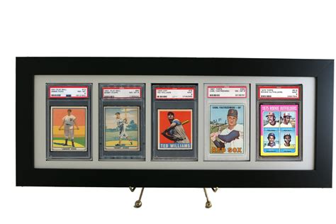 Sports Card Frame For 5 Psa Graded Cards Vertical Or Horizontal